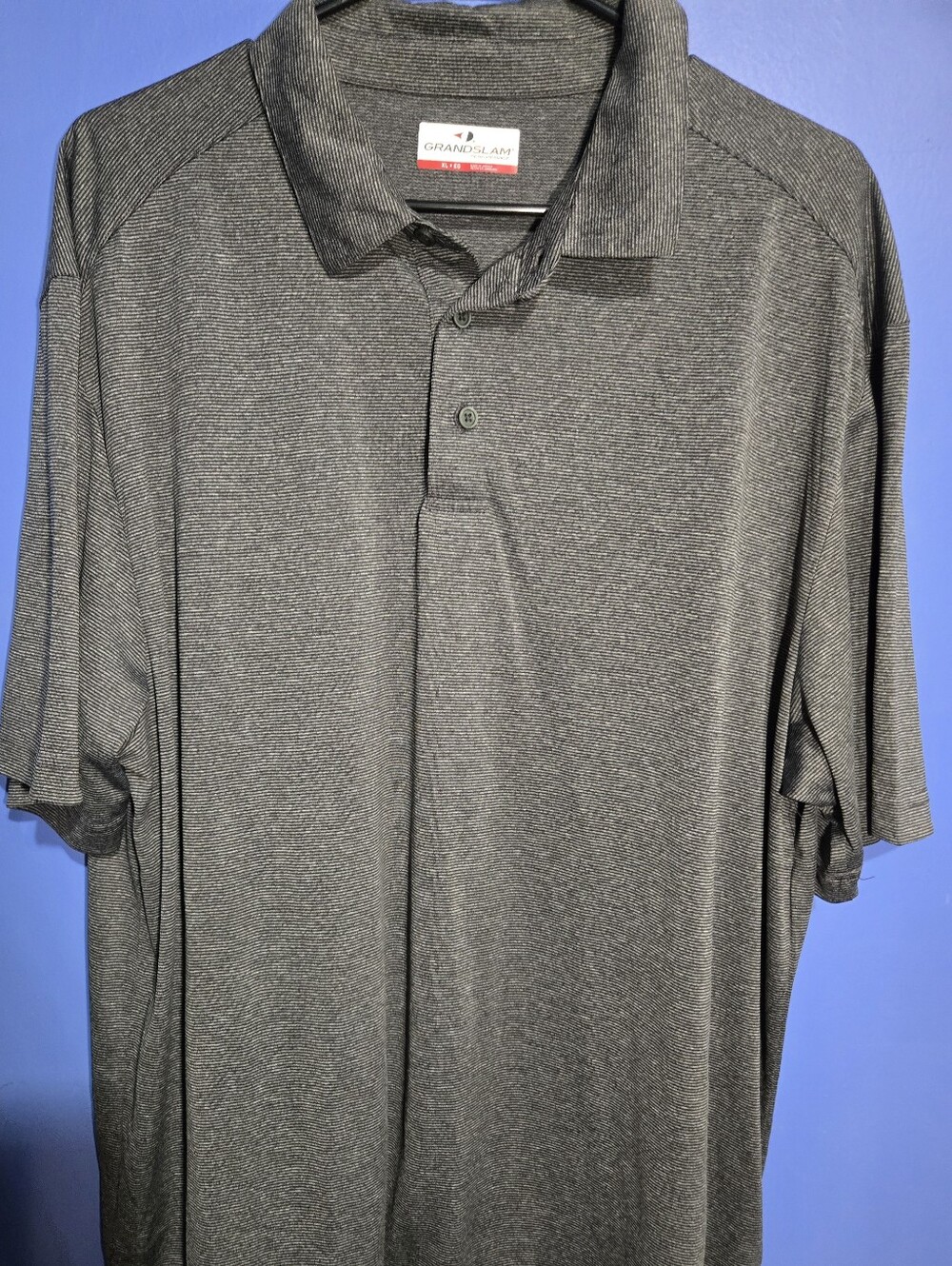 Grand Slam Men’s Charcoal Heather Performance Polo